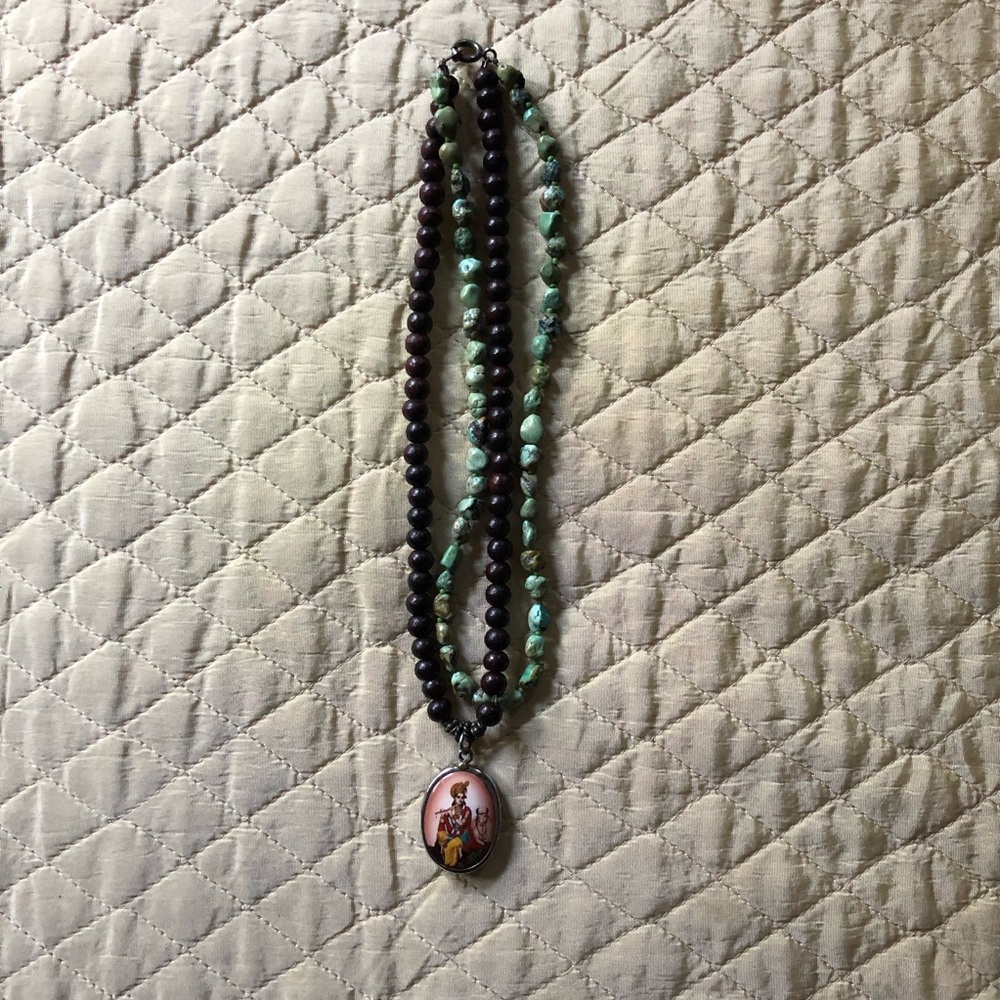 Double Beaded Choker Necklace